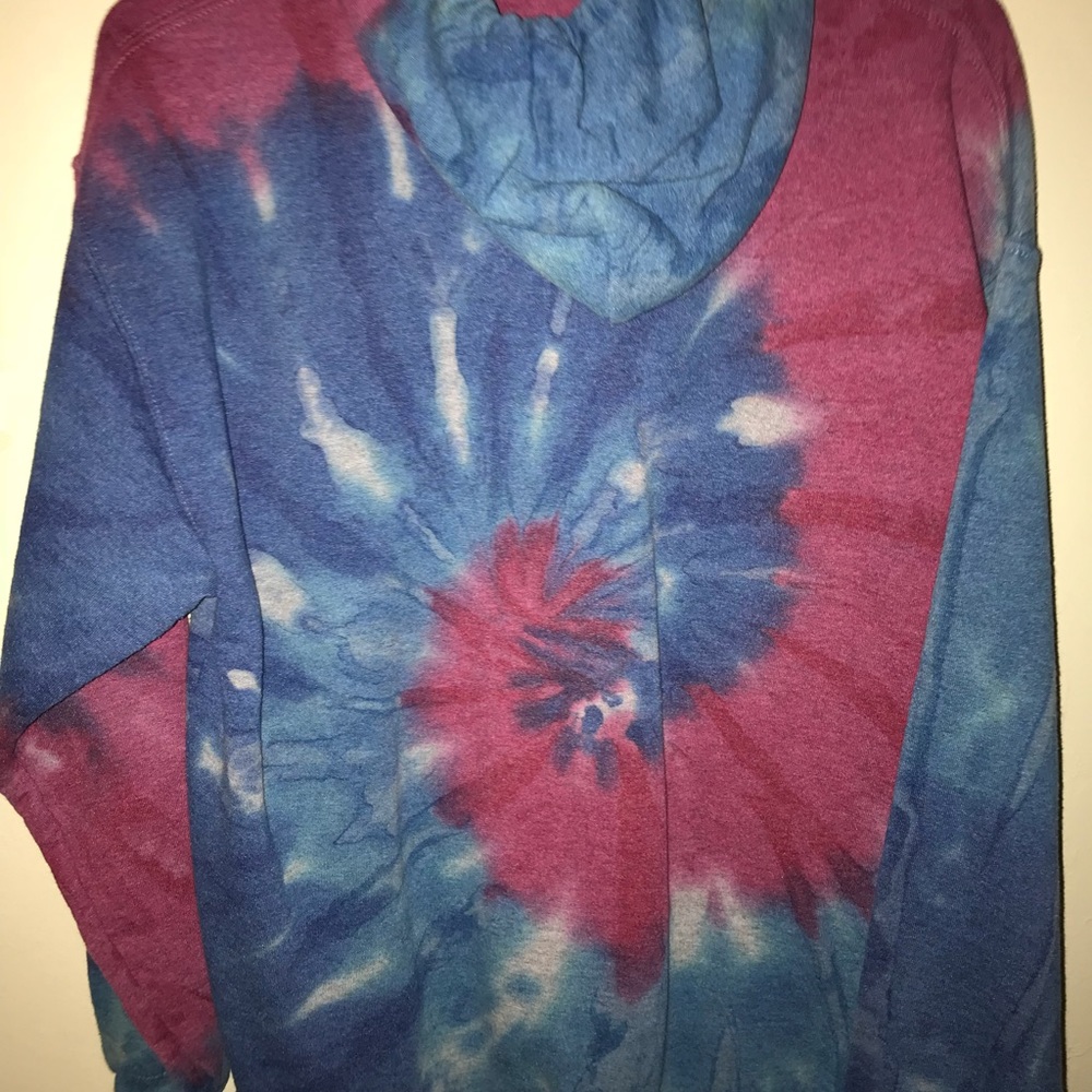 Tie die hoodie